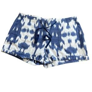 Vineyard Vines Preppy Blue White Coastal Cotton Shorts Womens 4 Casual Old Money